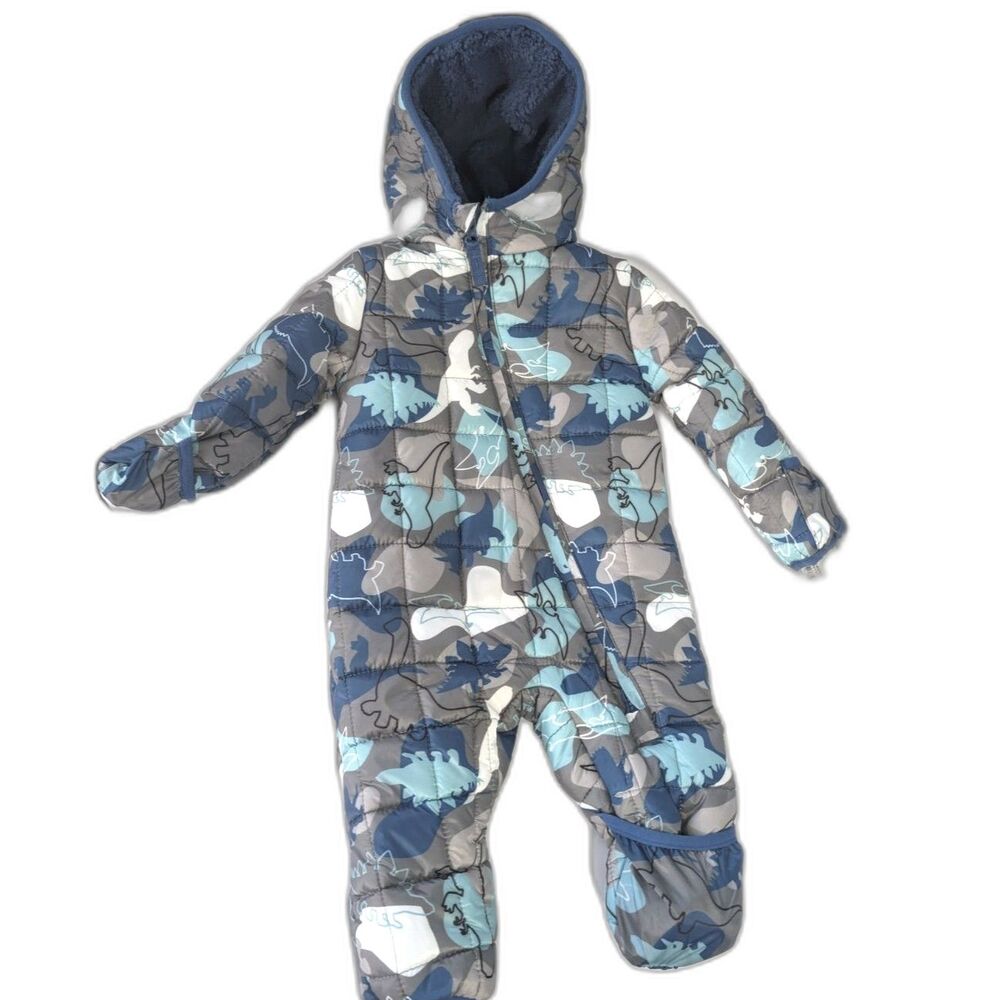 Baby Snowsuit -Lullaby- Blue Size 6-9M